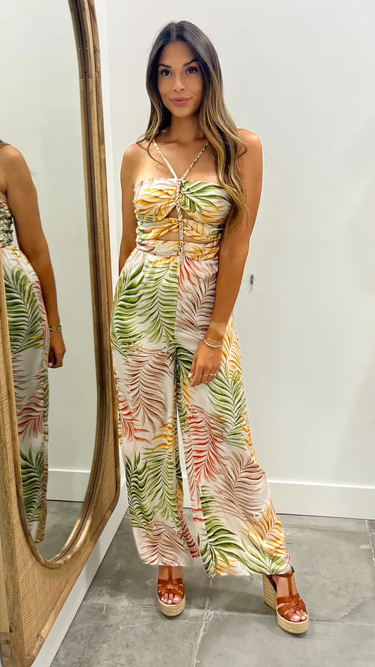 Bella | Desert Palm Jumpsuit
