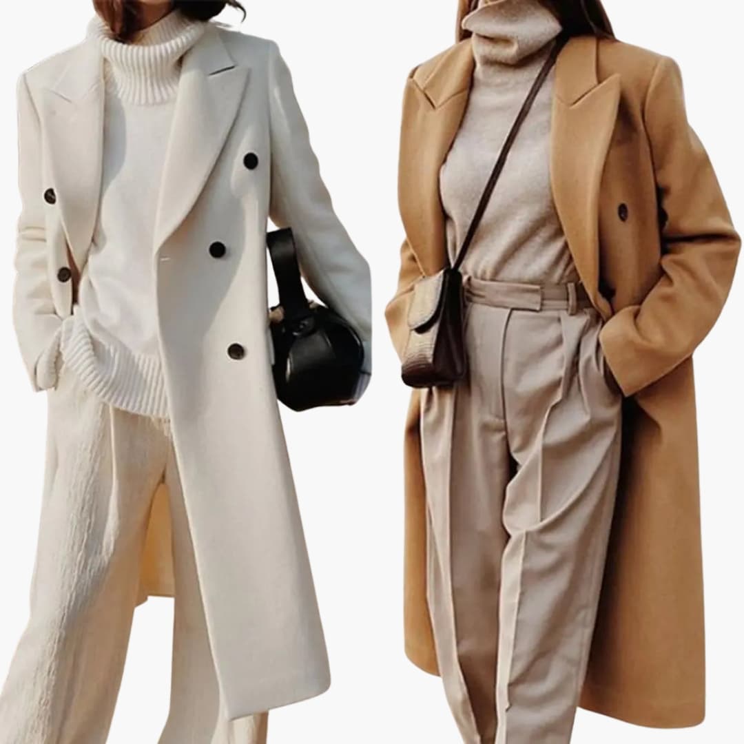 Patricia - Women’s Coat with Lapel Collar