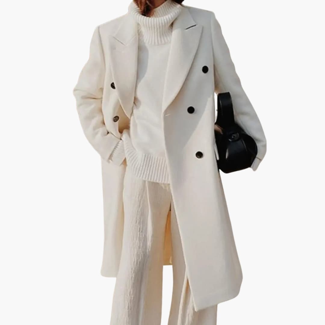 Patricia - Women’s Coat with Lapel Collar