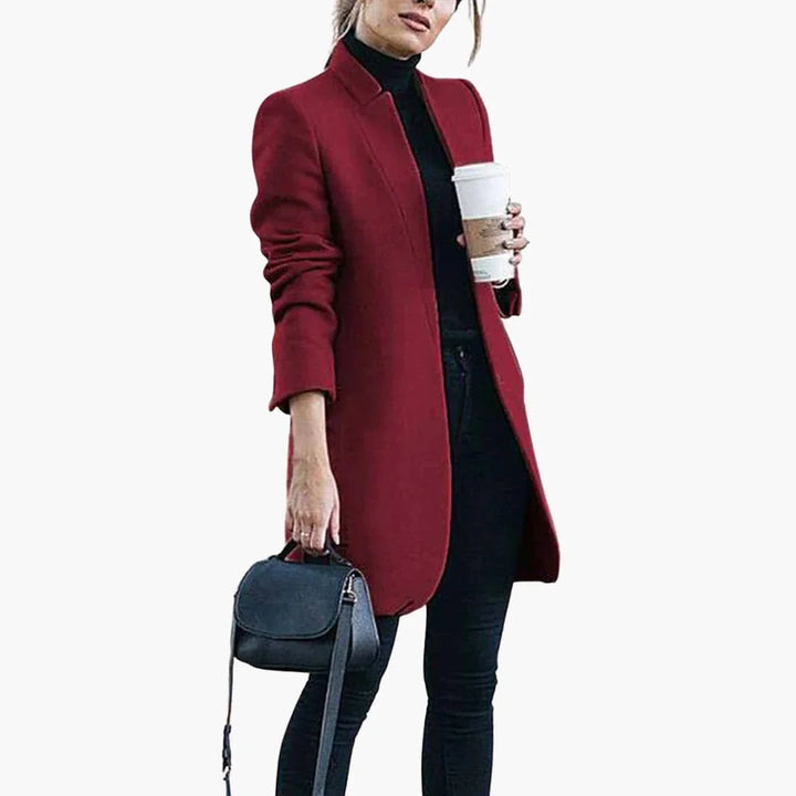 Women’s Coat with Open Front - Addison Fashion