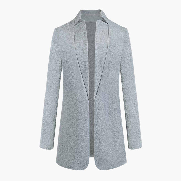 Women’s Coat with Open Front - Addison Fashion