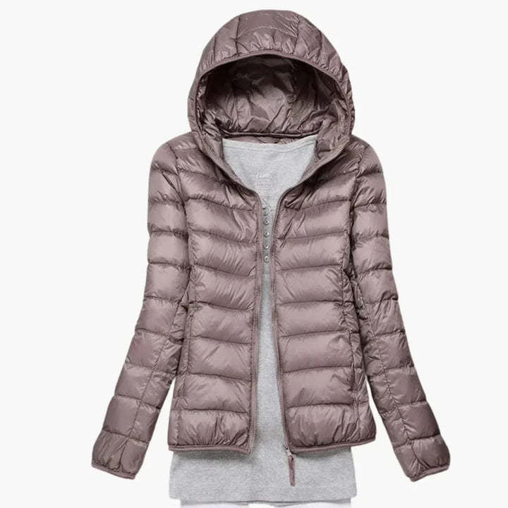 Women’s Hooded Jacket with Zip Front - Addison Fashion