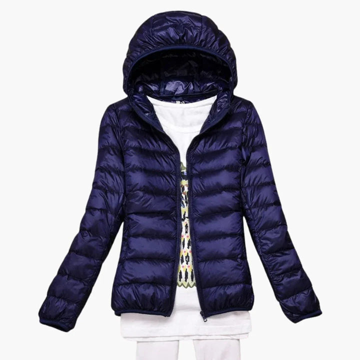 Women’s Hooded Jacket with Zip Front - Addison Fashion