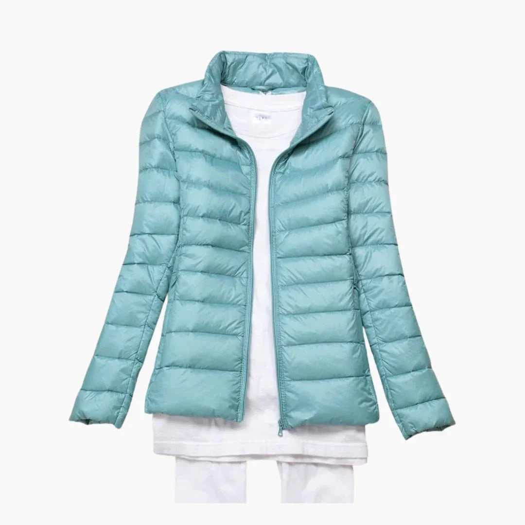 Women’s Hooded Jacket with Zip Front - Addison Fashion