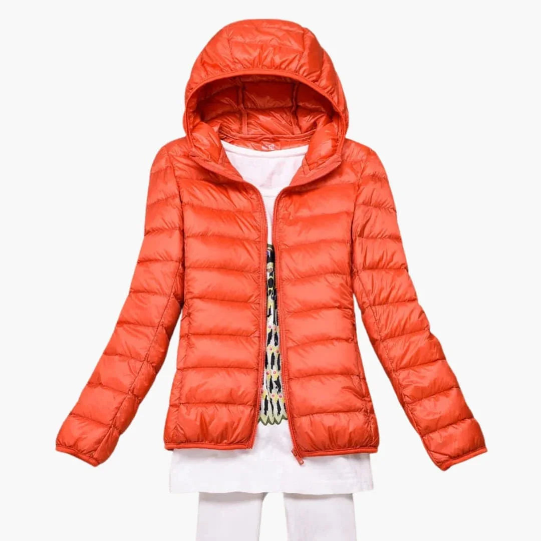 Women’s Hooded Jacket with Zip Front - Addison Fashion