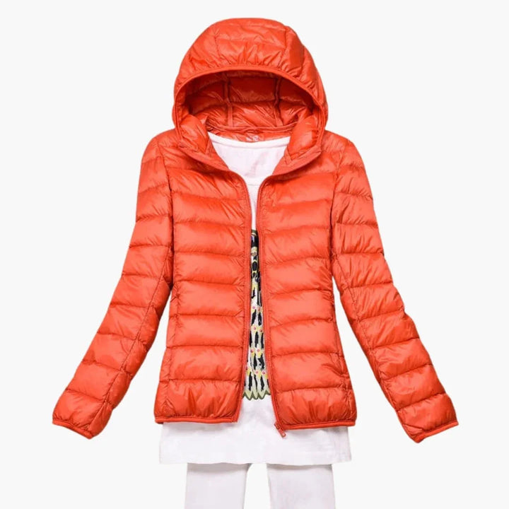 Women’s Hooded Jacket with Zip Front - Addison Fashion