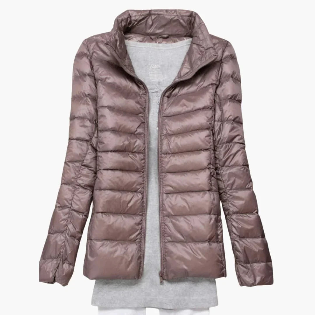 Women’s Hooded Jacket with Zip Front - Addison Fashion