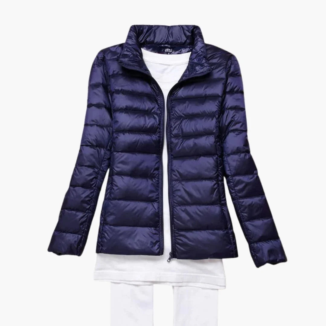 Women’s Hooded Jacket with Zip Front - Addison Fashion