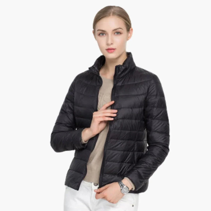 Women’s Jacket with Front Zipper - Addison Fashion