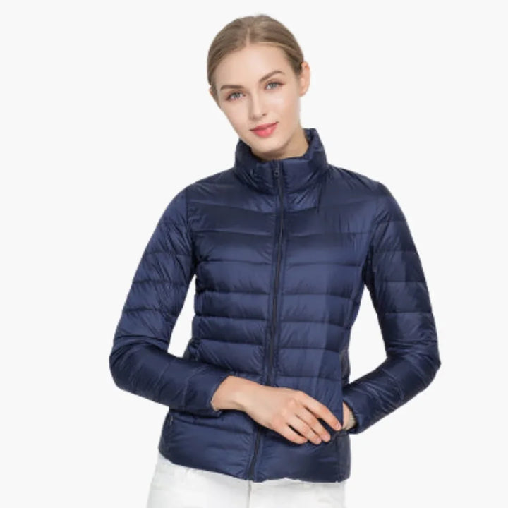 Women’s Jacket with Front Zipper - Addison Fashion