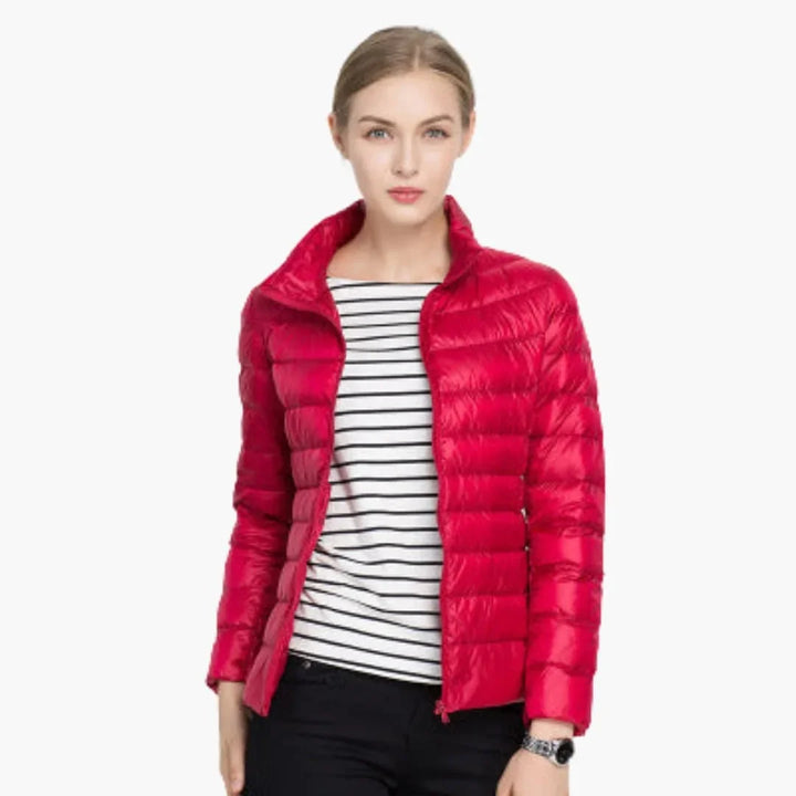 Women’s Jacket with Front Zipper - Addison Fashion