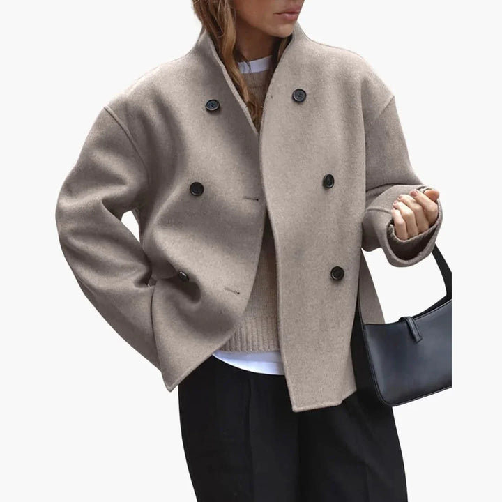 Women’s Jacket with Stand Collar - Addison Fashion