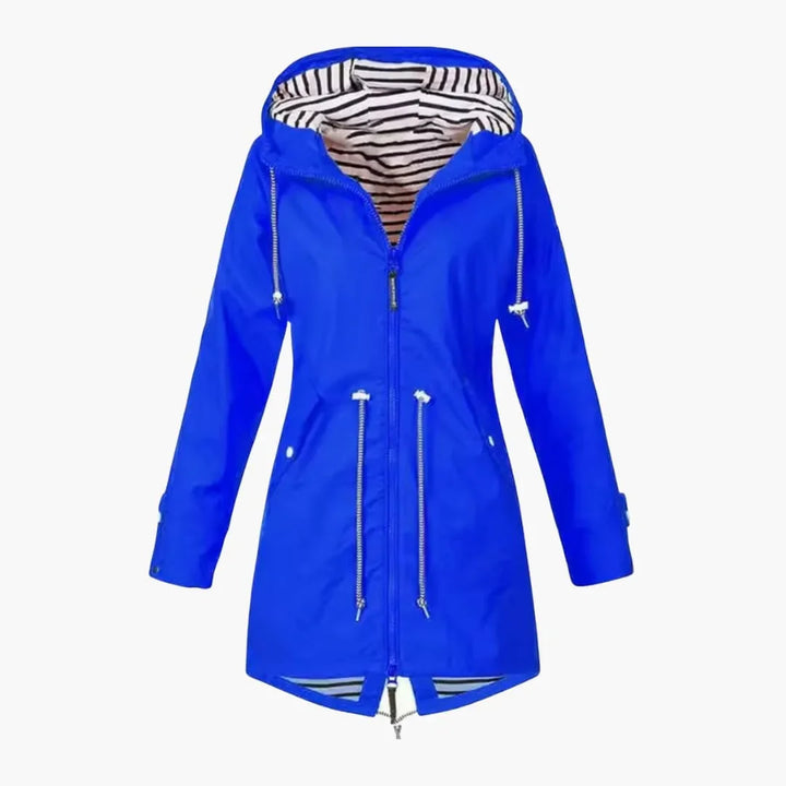 Women’s Rain Jacket with Hood - Addison Fashion