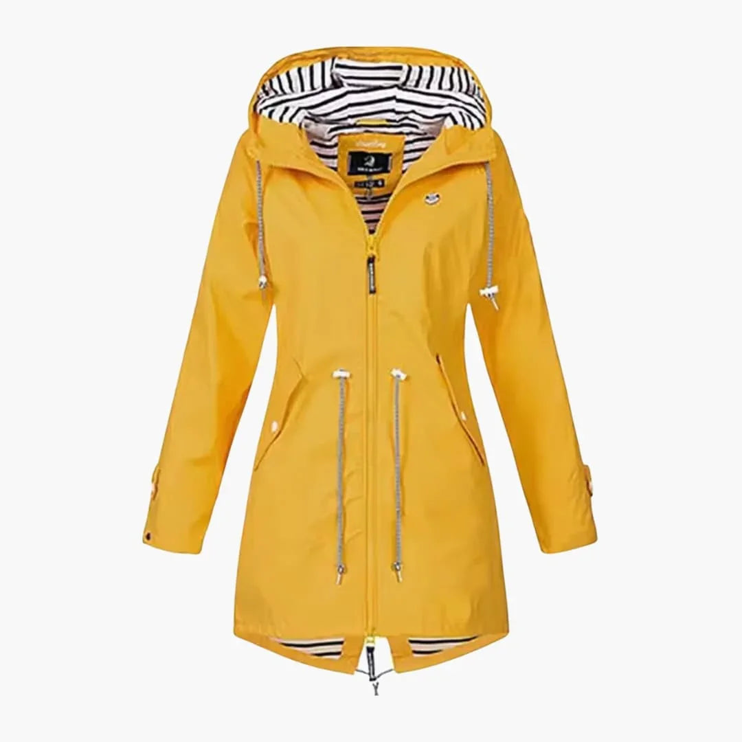 Women’s Rain Jacket with Hood - Addison Fashion