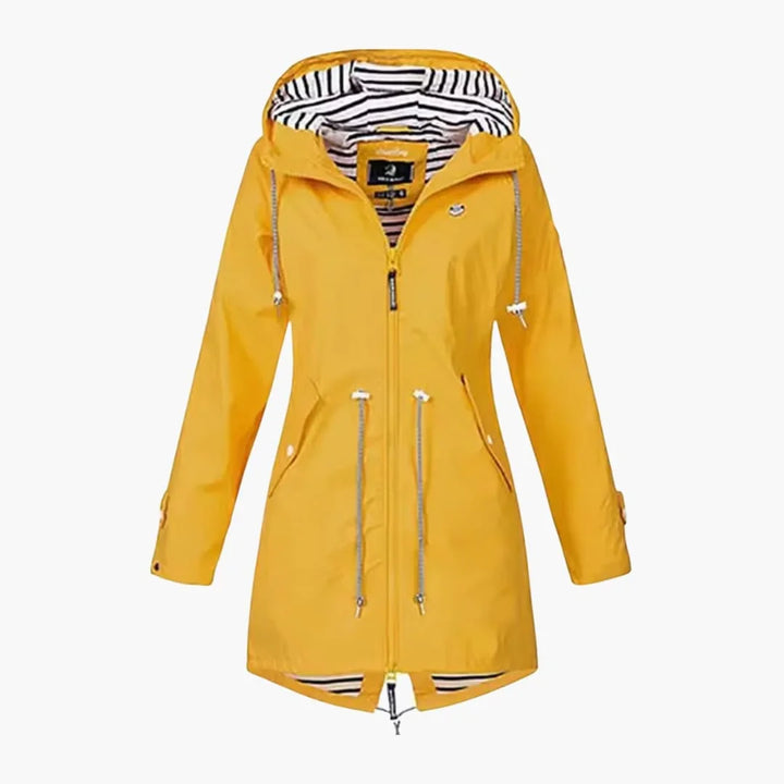 Women’s Rain Jacket with Hood - Addison Fashion