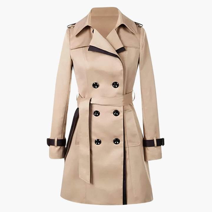 Rosalie - Women’s Trench Coat with Belt