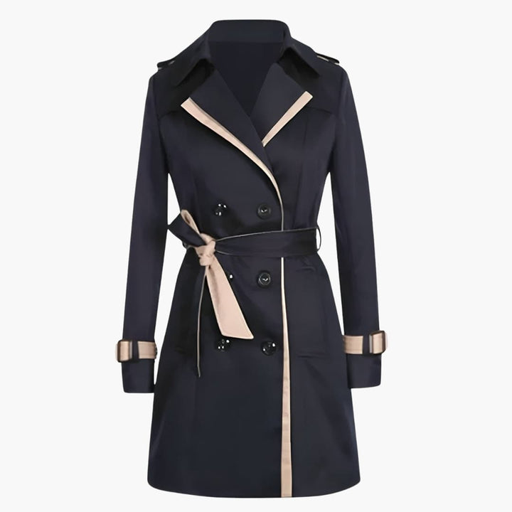 Rosalie - Women’s Trench Coat with Belt