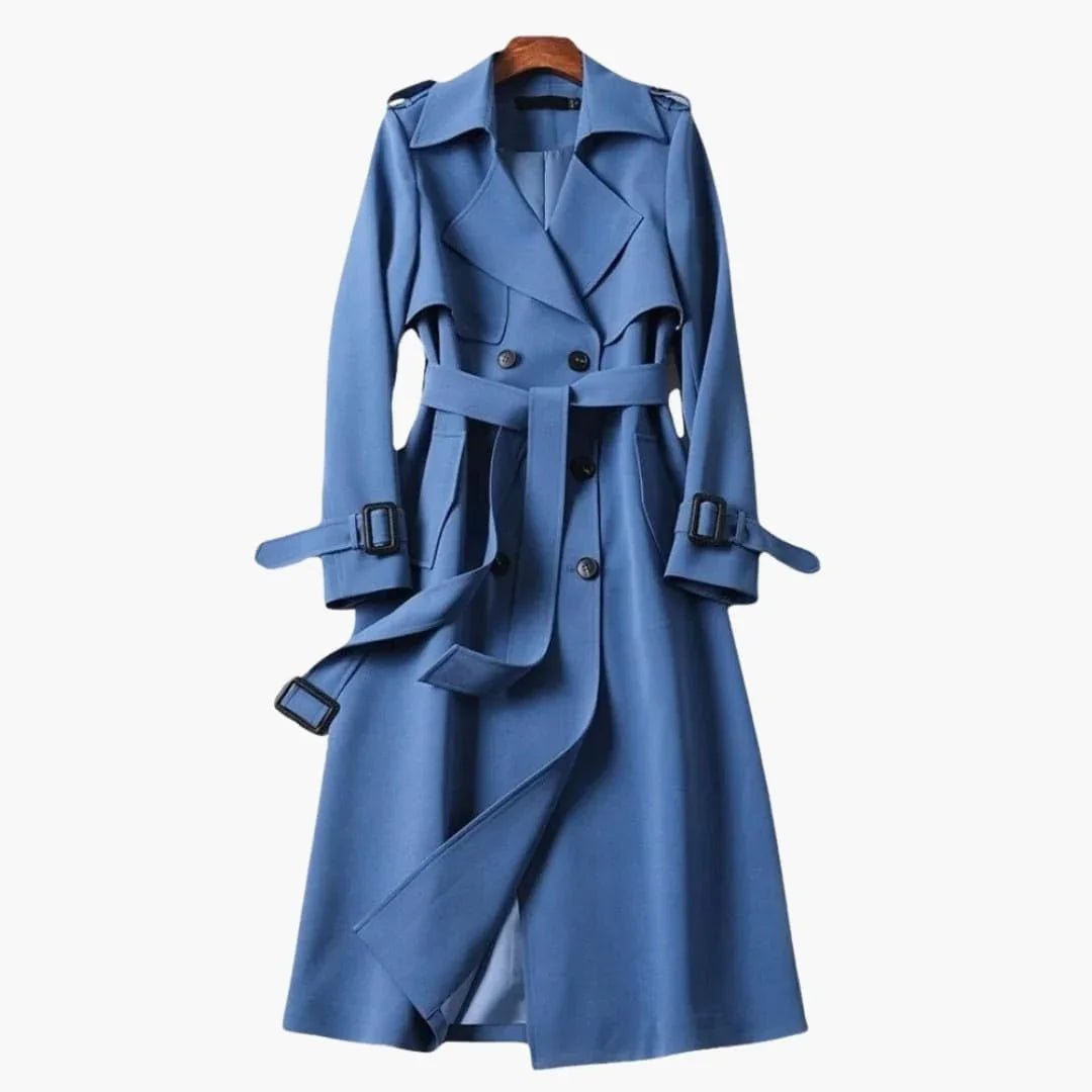 Ashley - Women’s Trench Coat with Belted Waist