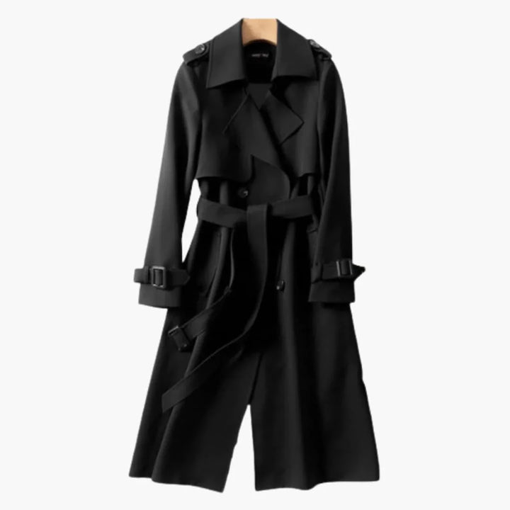 Ashley - Women’s Trench Coat with Belted Waist