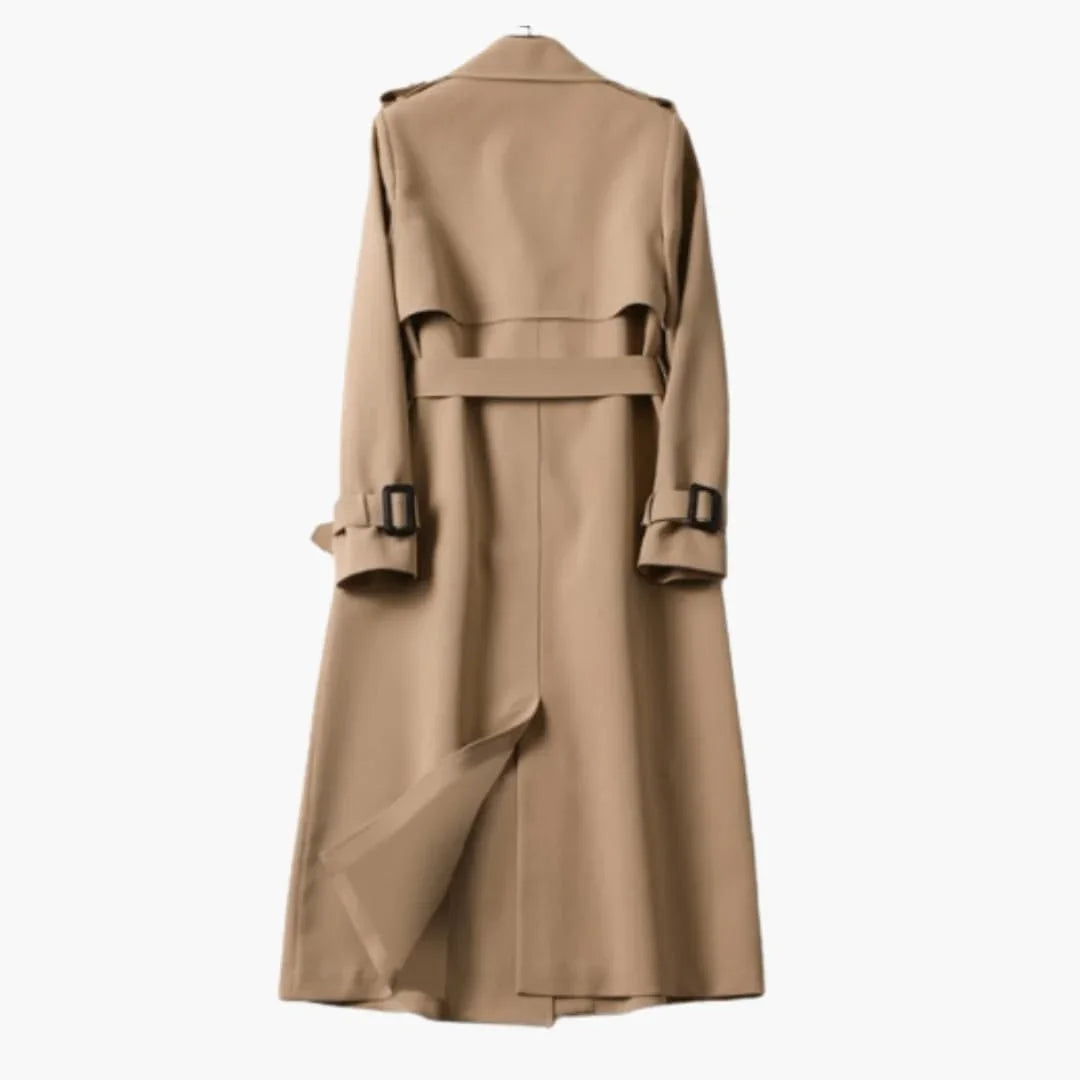 Ashley - Women’s Trench Coat with Belted Waist