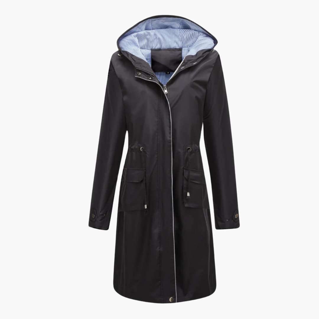 Trixy - Women’s Trench Coat with Hood