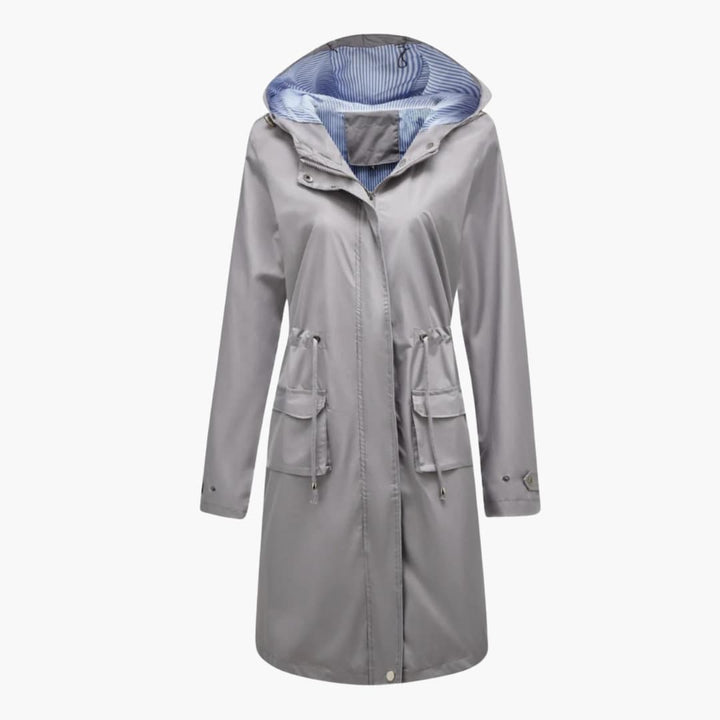 Trixy - Women’s Trench Coat with Hood