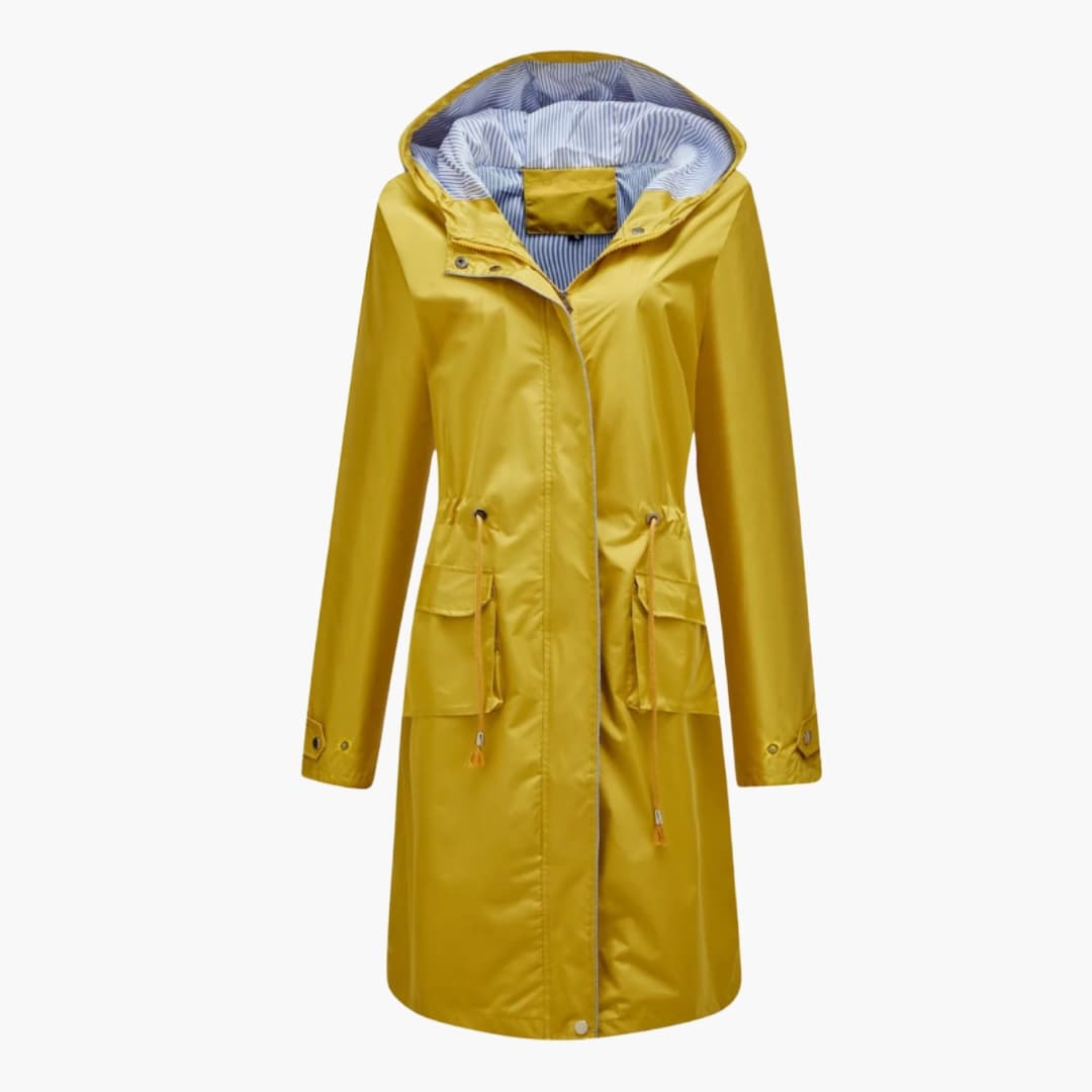 Trixy - Women’s Trench Coat with Hood